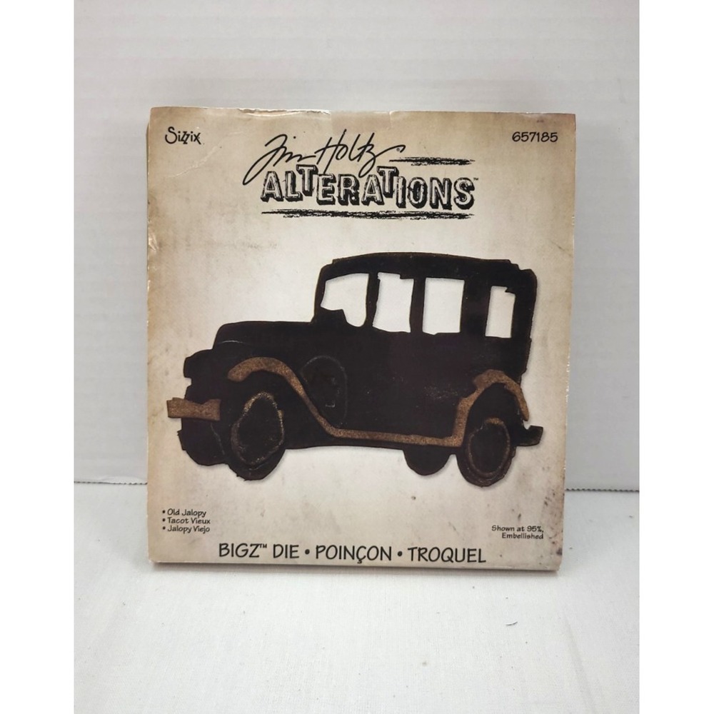 Sizzix Bigz Die Tim Holtz Alterations Old Jalopy 657185